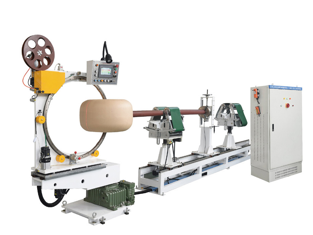 Head insulation wrapping machine